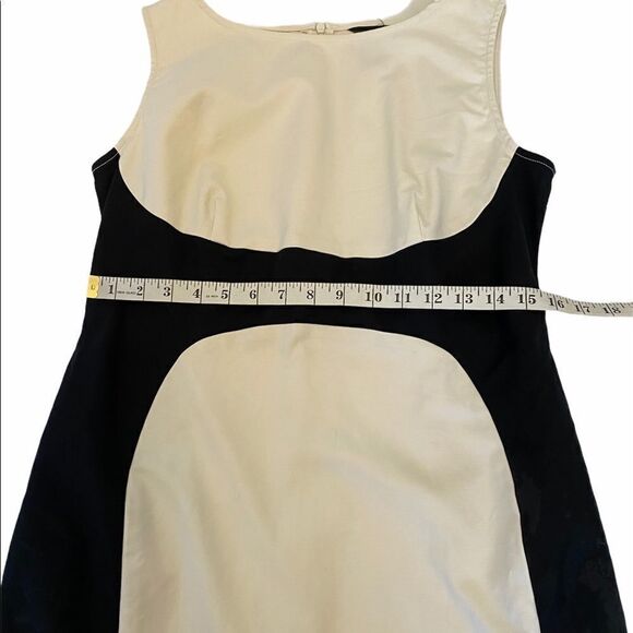 Colour Blocked Cotton Stretch Dress 12 - Picture 6 of 8